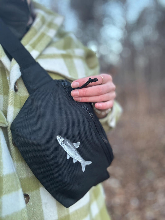 Minnow Life Fanny Pack | Wearable Tackle Box | Fishing Fanny Pack | Minnow Design