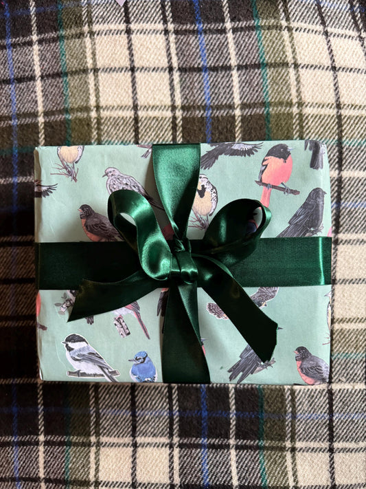 Midwest Birds Gift Wrap: Hand-Drawn Illustrated Wrapping Paper